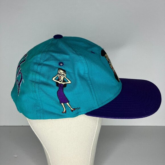 Vintage 90s Natasha Bullwinkle Snapback American Needle Hat - Picture 4 of 12